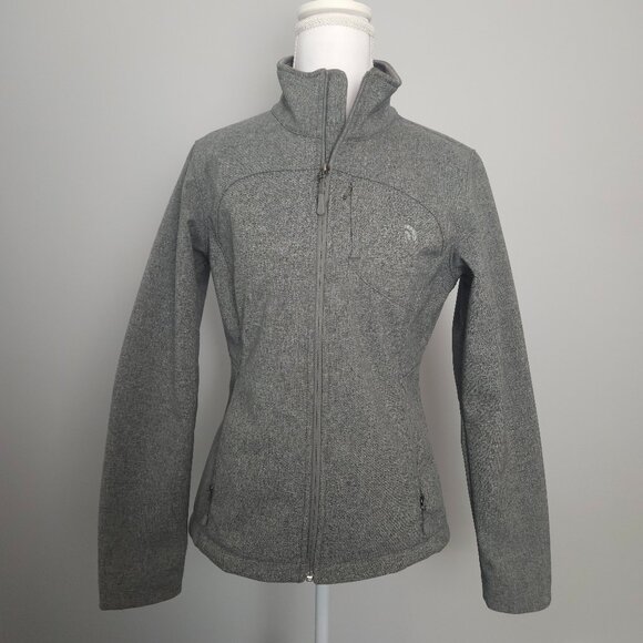 The North Face S Women’s Jacket Full-Zip Heather Gray Fleece Lined – Small - Picture 1 of 7